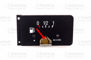 Fuel gauge receiver