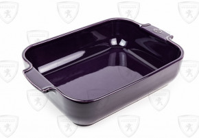 Plat rectangle aubergine 32cm