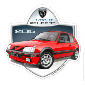 205 gti red 1.9 ph.2.2 av.1 view (ac)