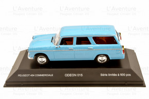 1/43 404 commerciale bleue odeon