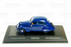 1/43 202 1939 bleu fonce odeon