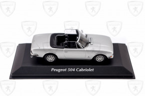 1/43 504 1977 cabriolet argent