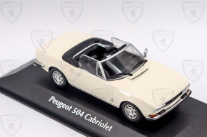 1/43 504 1977 cabriolet blanc