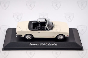 1/43 504 1977 cabriolet blanc