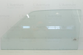 Front left door glass clear