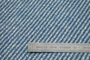 Fnl blue tweed fabrics