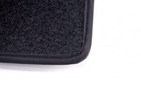 Black textile mats, convertible