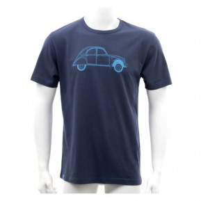 2cv navy blue t shirt for men