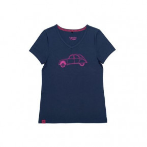 Women's 2cv navy blue t-shirt