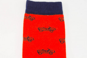 Chaussettes enfant mehari orange 31/34