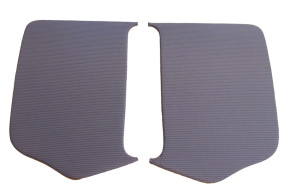 Gray door panels