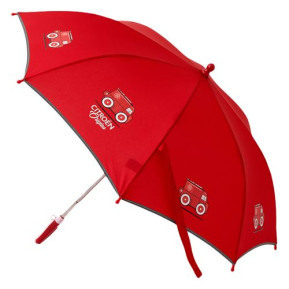 Children's red firefighter umbrella