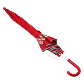 Children's red firefighter umbrella