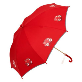 Children's red firefighter umbrella