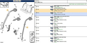 Rear seat belt retractor