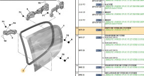 Quarter window gasket