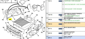 Luggage retaining net