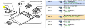 Pull handle fixing spacer