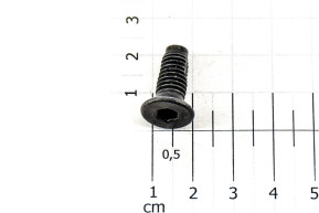 Door lock fixing screw