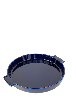 Blue pie dish