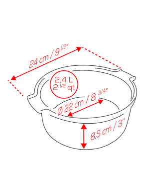 Ecru souffle dish