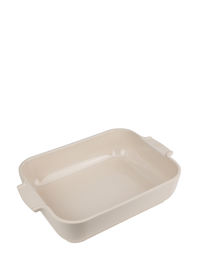 Rectangle dish 32cm ecru