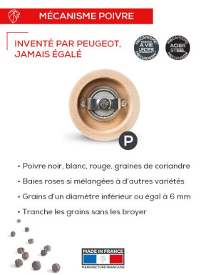 Bistro chef poivre inox 10cm