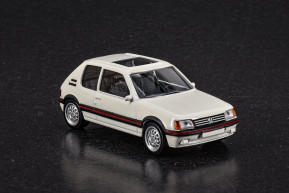 1/43 jet car 205 gti meije white - norev