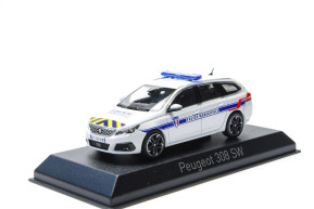 1/43 308 sw 2018 police municipale bande