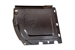 Battery tray closing sheet