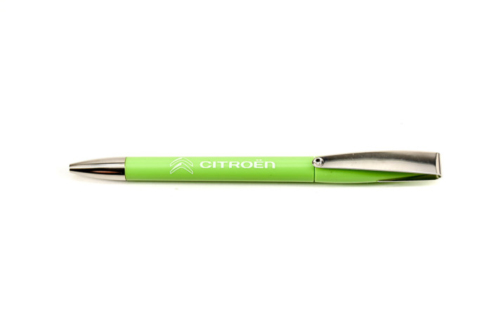 Green ballpoint pen