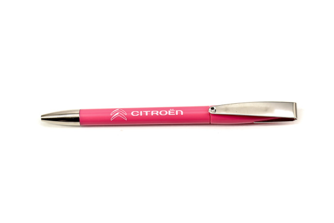 Pink ballpoint pen