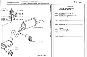 Intermediate exhaust pipe