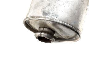 Rear exhaust muffler