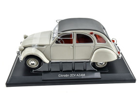 1/18 2cv 6 club grey pink 1982 - norev