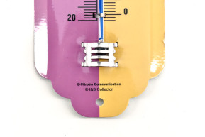 Metal thermometer citroen 2cv 4 colors