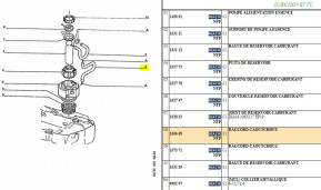 Rubber fuel return connection