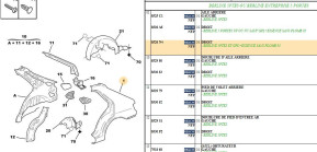 Aile arriere droite occasion