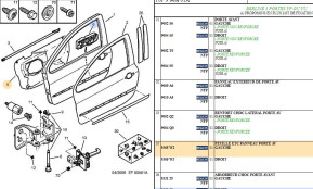 Sealing sheet for avg door panel