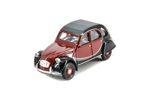 1/64 2cv charleston bordeaux/black