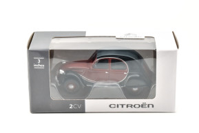 1/64 2cv charleston bordeaux/black