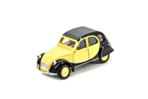 1/64 2cv charleston jaune 
 noir