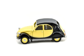 1/64 2cv charleston jaune 
 noir