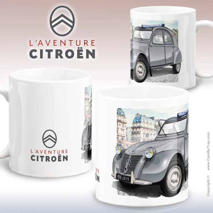 Mug 2cv azlp 1959 grey