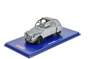 1/43 2 cv 1949 grey with open roof