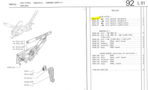 Left window regulator